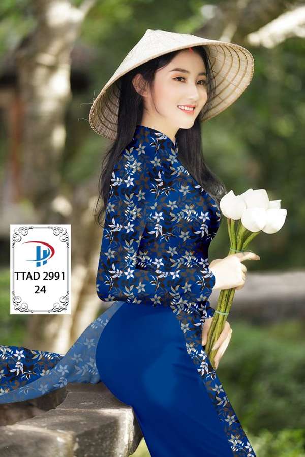 Vải Áo Dài Hoa Đều AD TTAD2991 57
